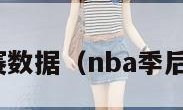 nba季后赛数据（nba季后赛数据库）