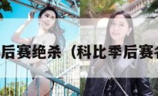 科比季后赛绝杀（科比季后赛名场面）