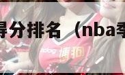 nba季后赛得分排名（nba季后赛总得分排行榜最新）